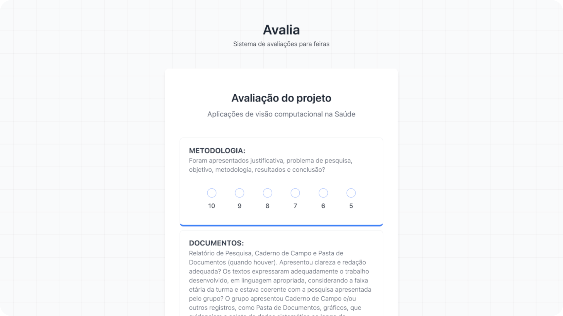 Lista de Projetos